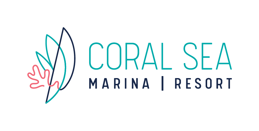 Coral Sea Marina Resort Logo Horizontal